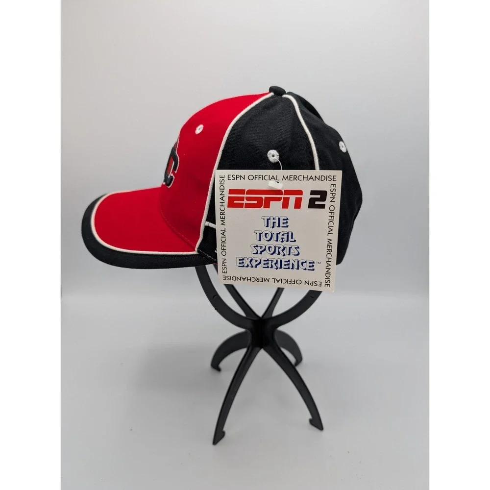 ESPN SportsCenter Hat - Vintage Y2K 90s StrapBack Beige Baseball Cap‎ K-Products